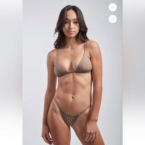Benoa Swim Siena Top and Anini Bottoms Husk Size M